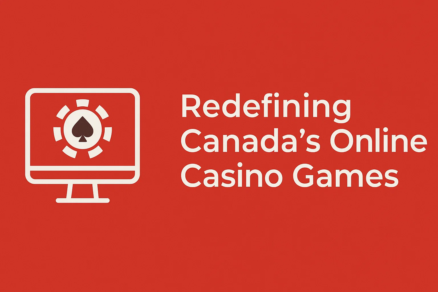 Redefining Canada's Online Casino Games