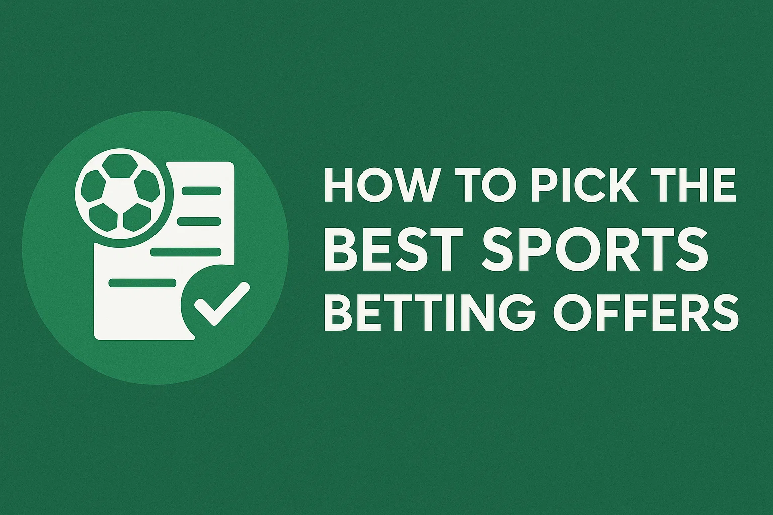 How to Pick the Best Sports Betting Offers